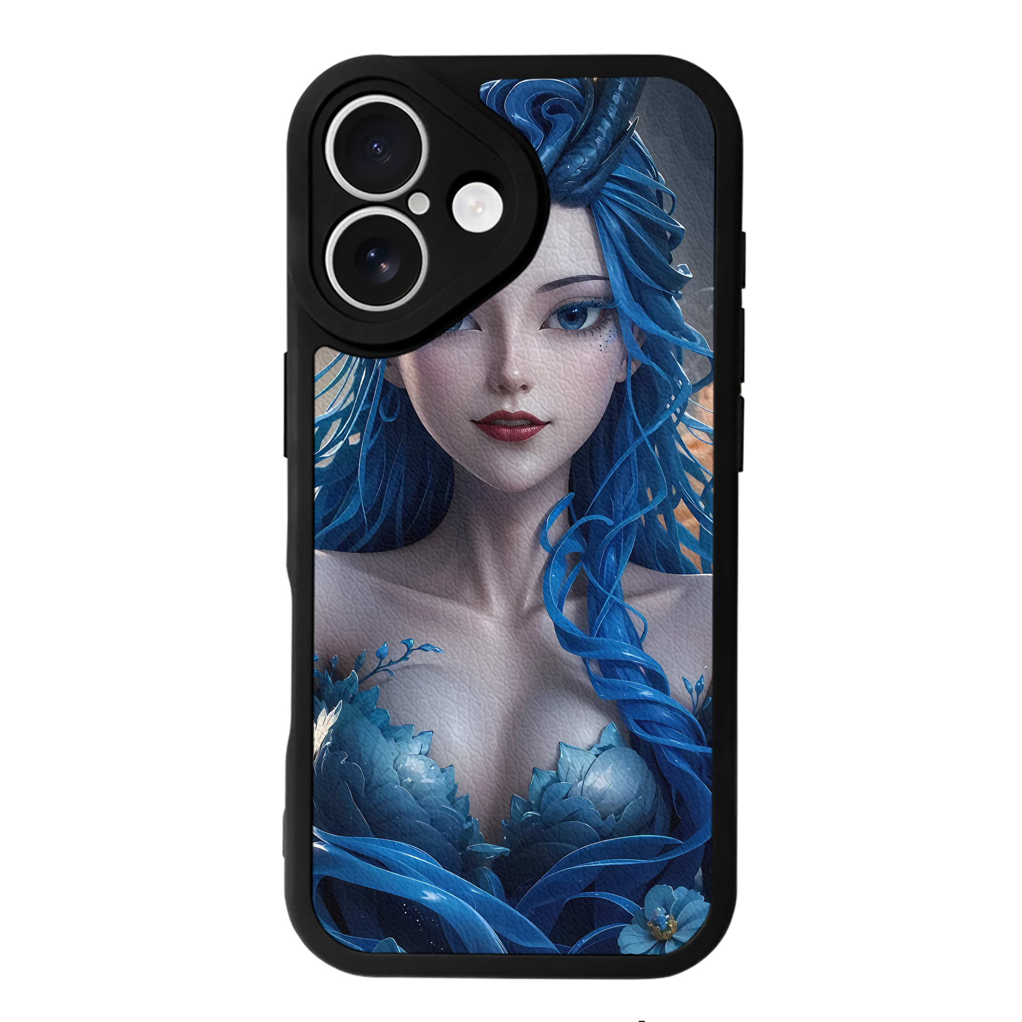 （画像用） Ne Zha 2 ナタ 魔童の大暴れ 【iPhone 16シリーズ対応】シリコンスマホケース（レザー調） 材質：シリコン
